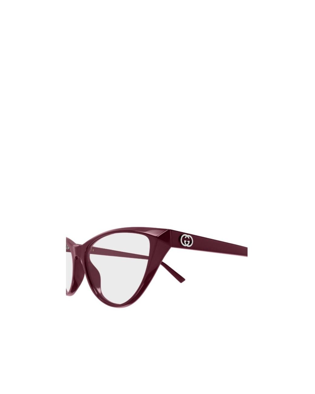Gucci Multicolor Geometric-Frame Clear-Lens Glasses