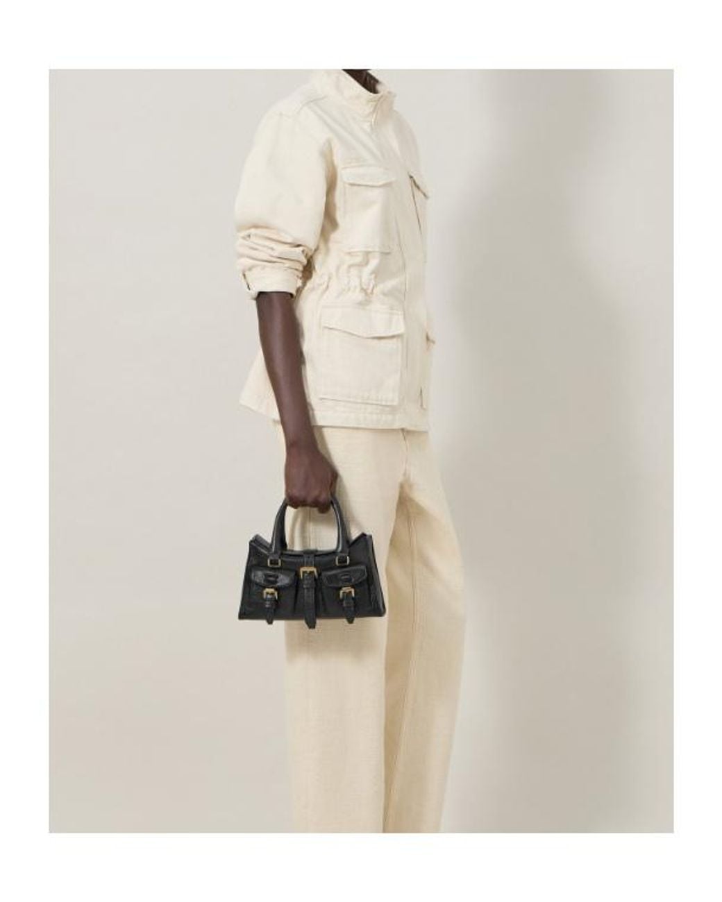 Mulberry Black Mini Roxanne Tote Bag