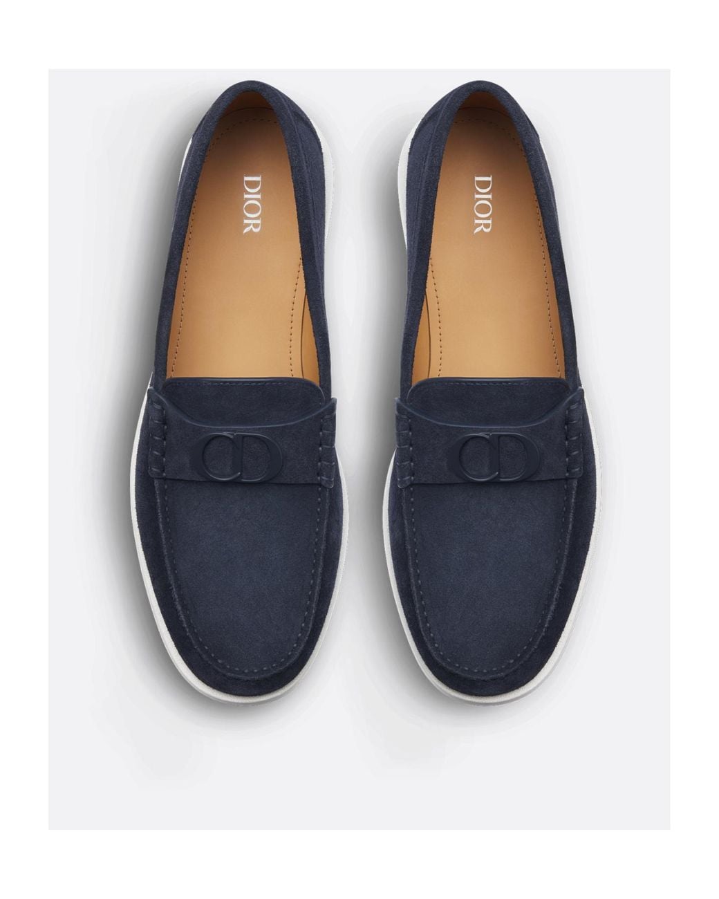 Dior Blue Homme Granville Slip-On Loafers for men