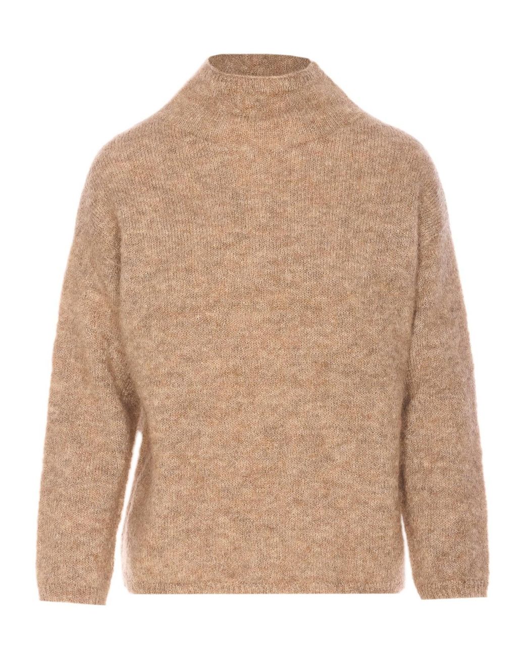 Max Mara Natural Taro Long-Sleeved Knitted Jumper