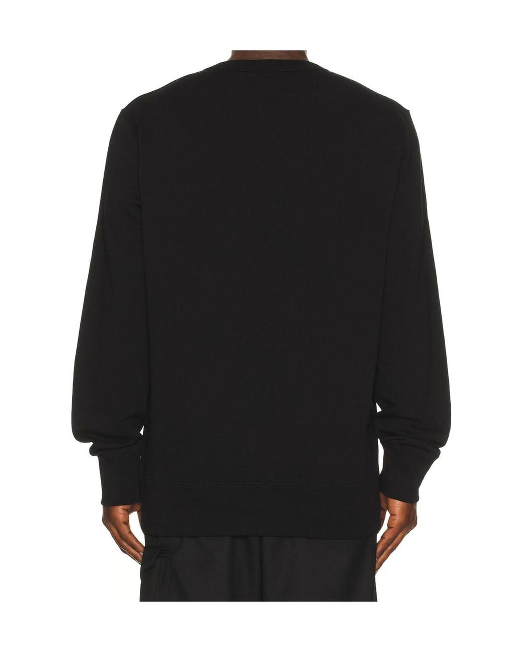 McQueen Blue Logo Embroidered Crewneck Sweatshirt for men