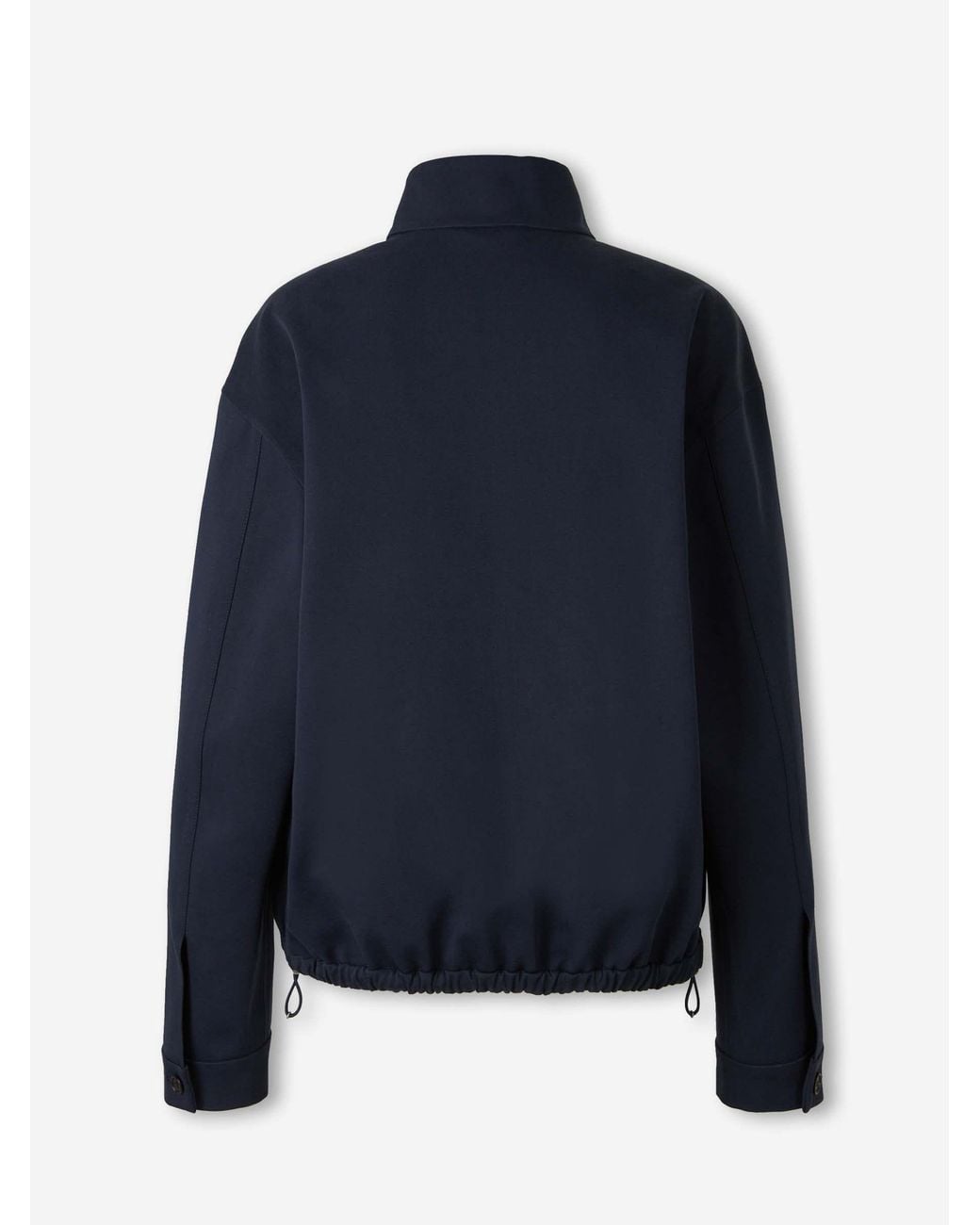 Miu Miu Blue Long-Sleeve Casual Jacket