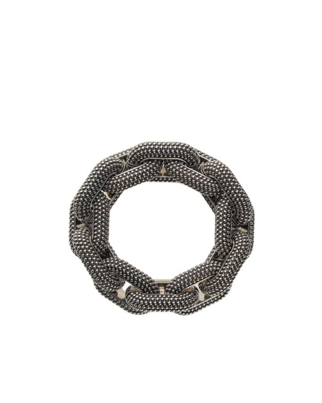 Loro Piana White Bubble Chain Bracelet