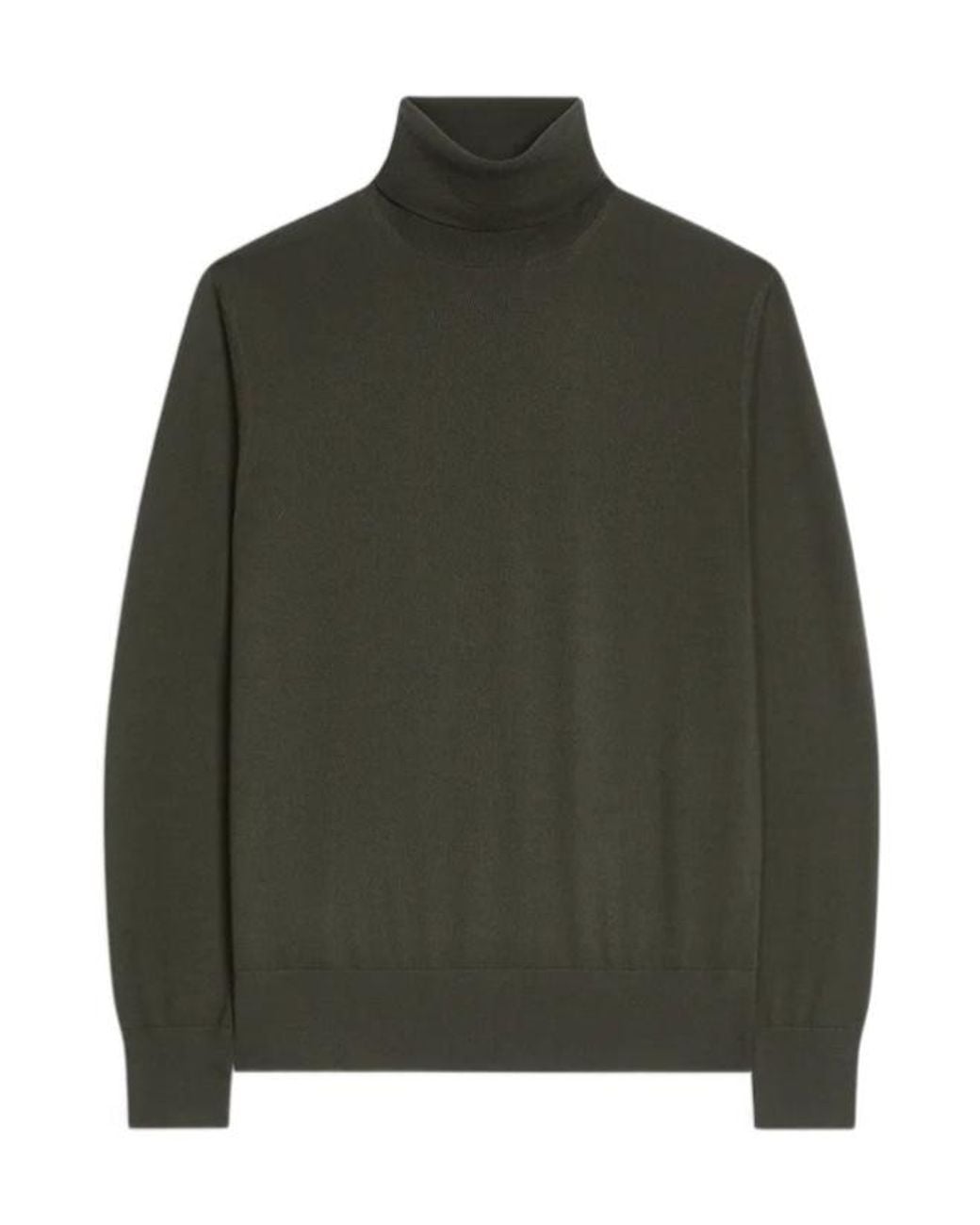 Dries Van Noten Green Turtle Neck Jumper for men
