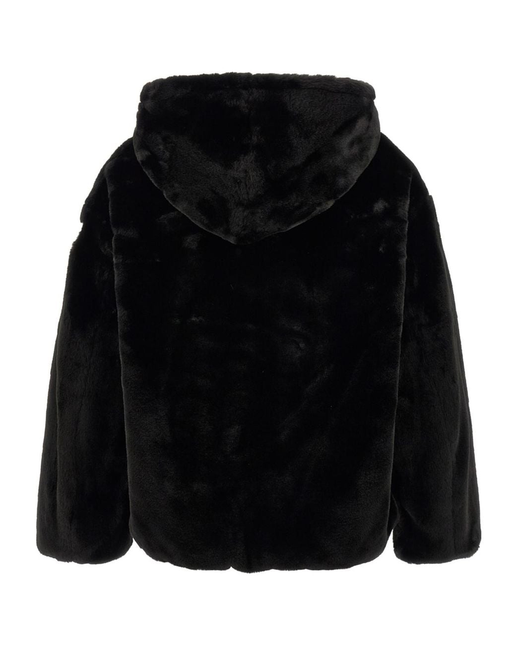 Tatras Black Yumola Faux Fur Hooded Jacket