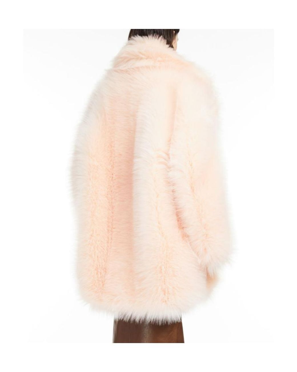 Sportmax Pink Large-Profile Coat