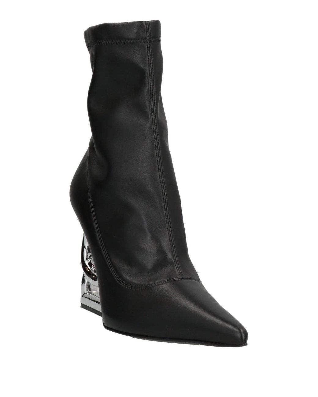 Dolce & Gabbana Black Solid Color Ankle Boots