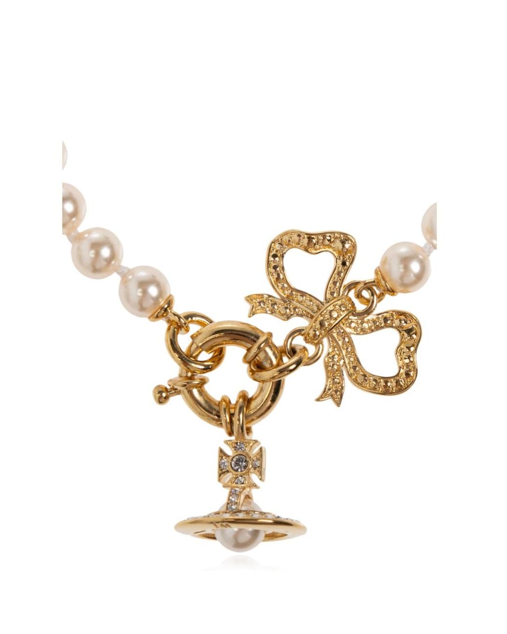 Vivienne Westwood Metallic Rigoberta Orb Charm Bracelet