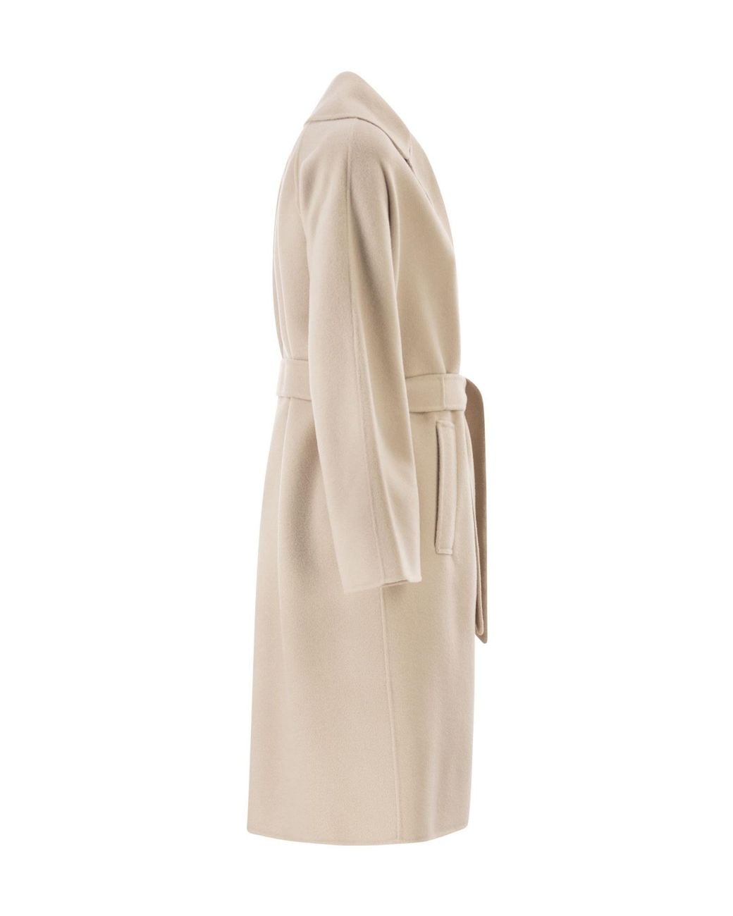 Weekend by Maxmara Natural Wool-Blend Belted Coat