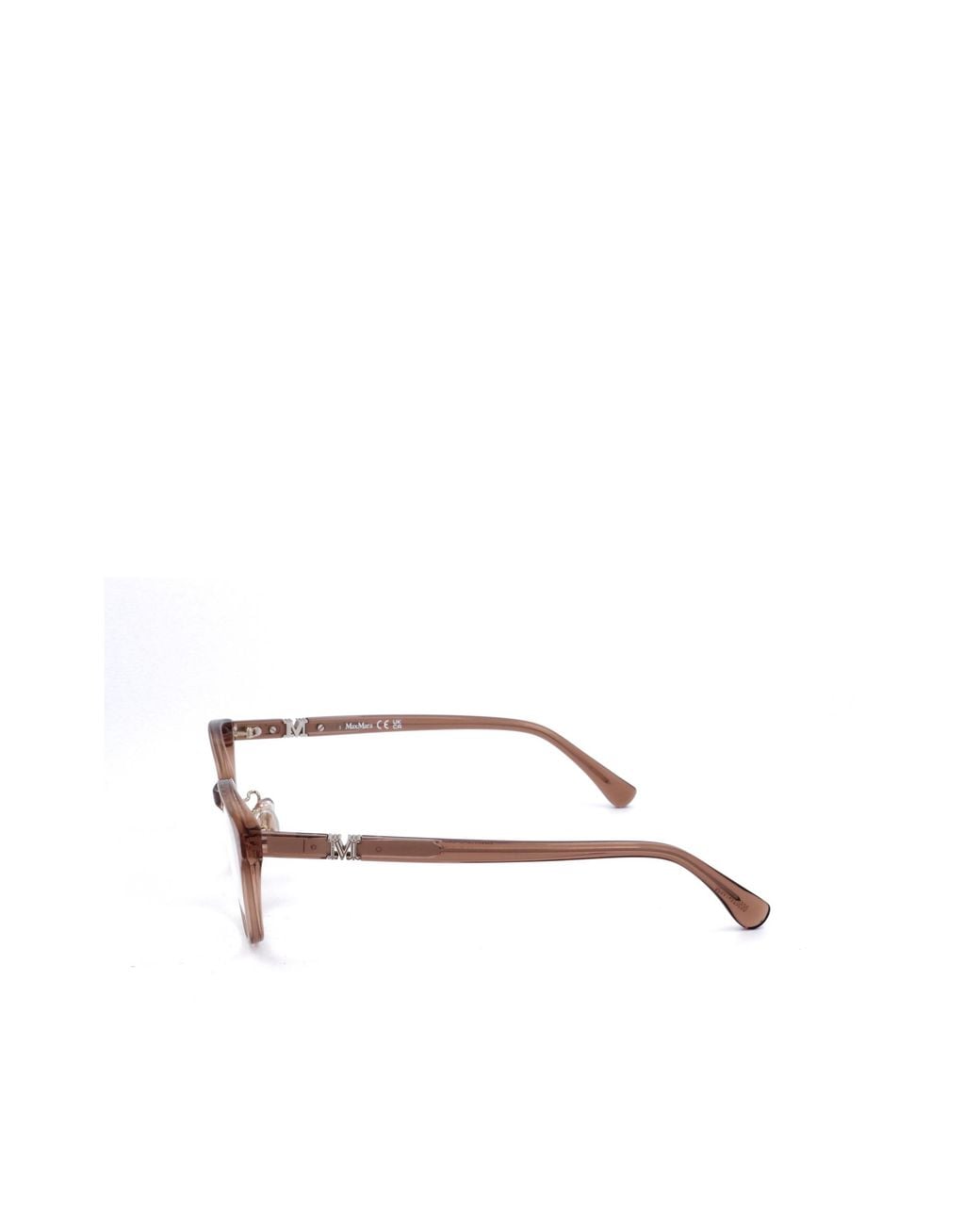 Max Mara White Square Frame Glasses