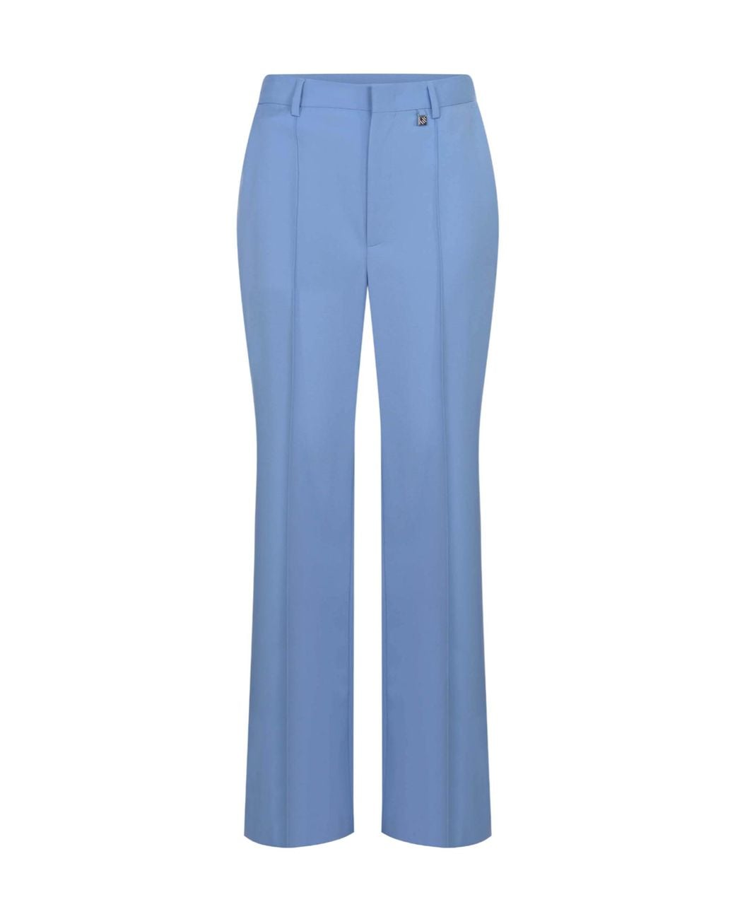 GIUSEPPE DI MORABITO Blue Belted Wool Pants