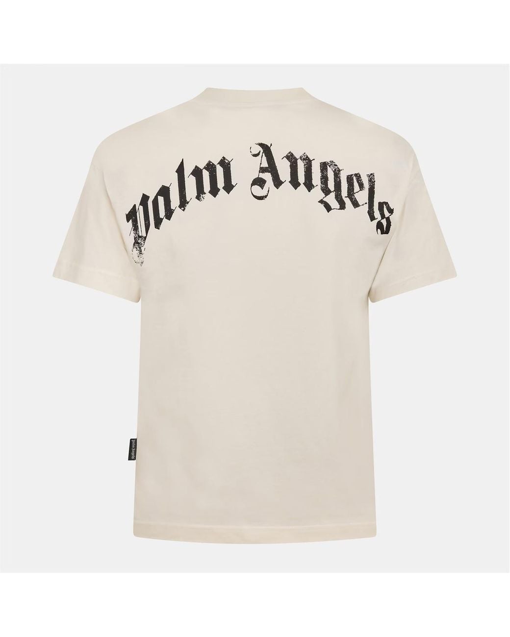 Palm Angels White Logo T-Shirt for men