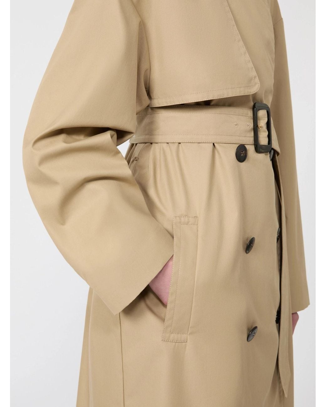 Max Mara Natural Studio Mstcharme Belted Raincoat