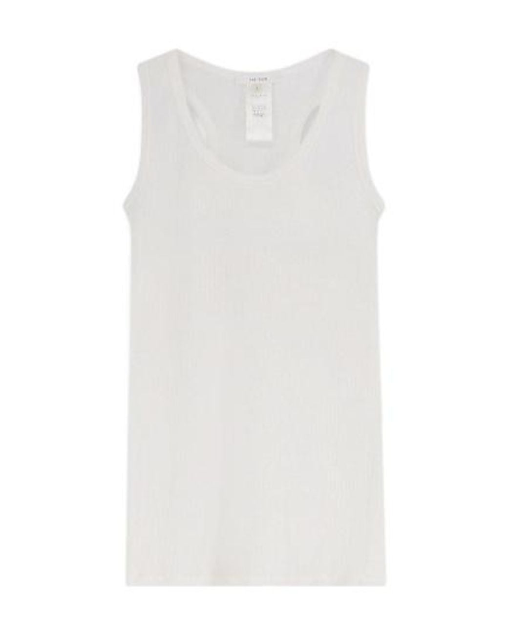 The Row White Sleeveless Vest