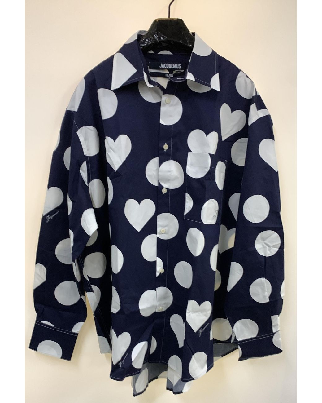 Jacquemus Blue The Camargue Polka-Dot Shirt for men