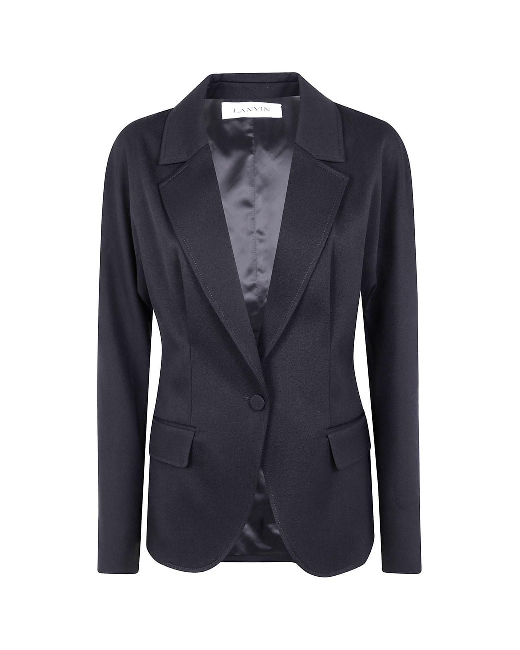 Lanvin Blue Buttoned Blazer