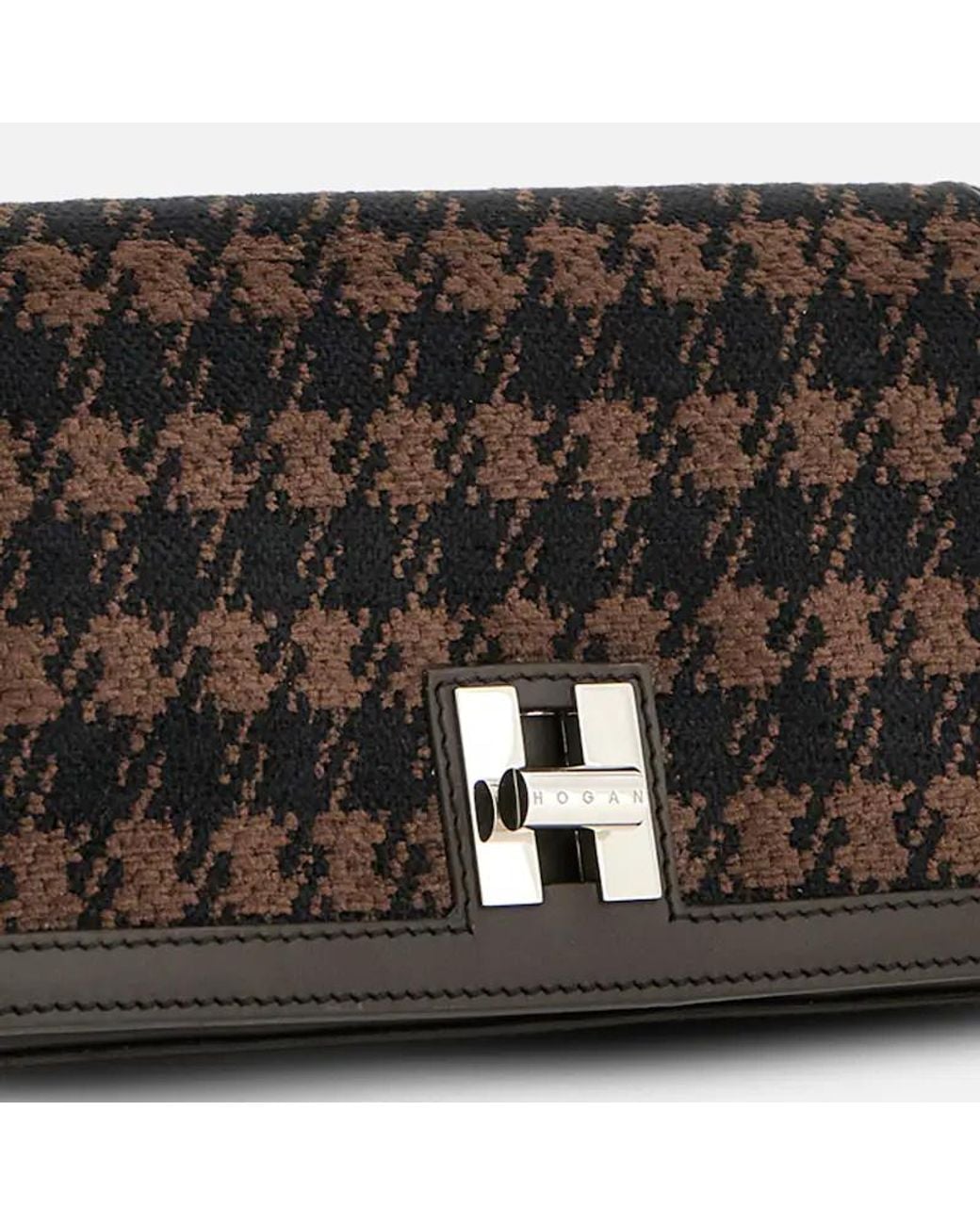 Hogan Black H-Turn Flap Mini Bag