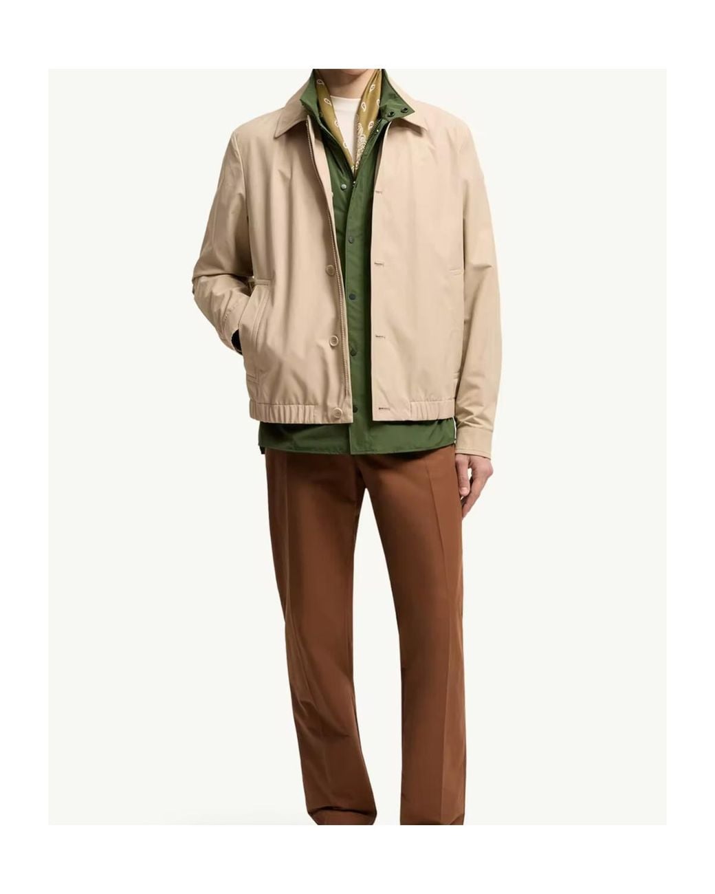 Moncler Natural Gilben Shirt Jacket for men