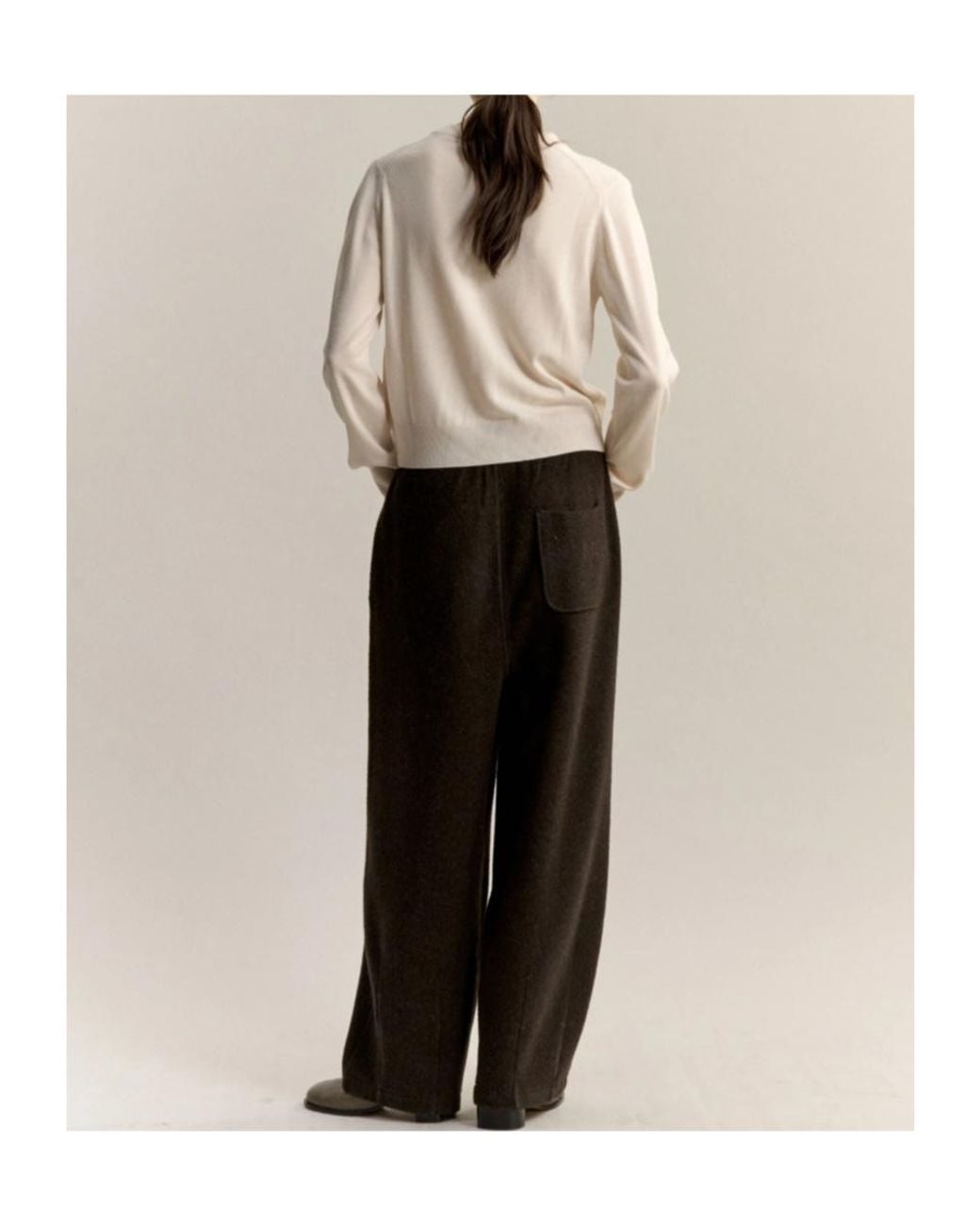 Maison Kitsuné White Double Fox Head Patch Cardigan for men