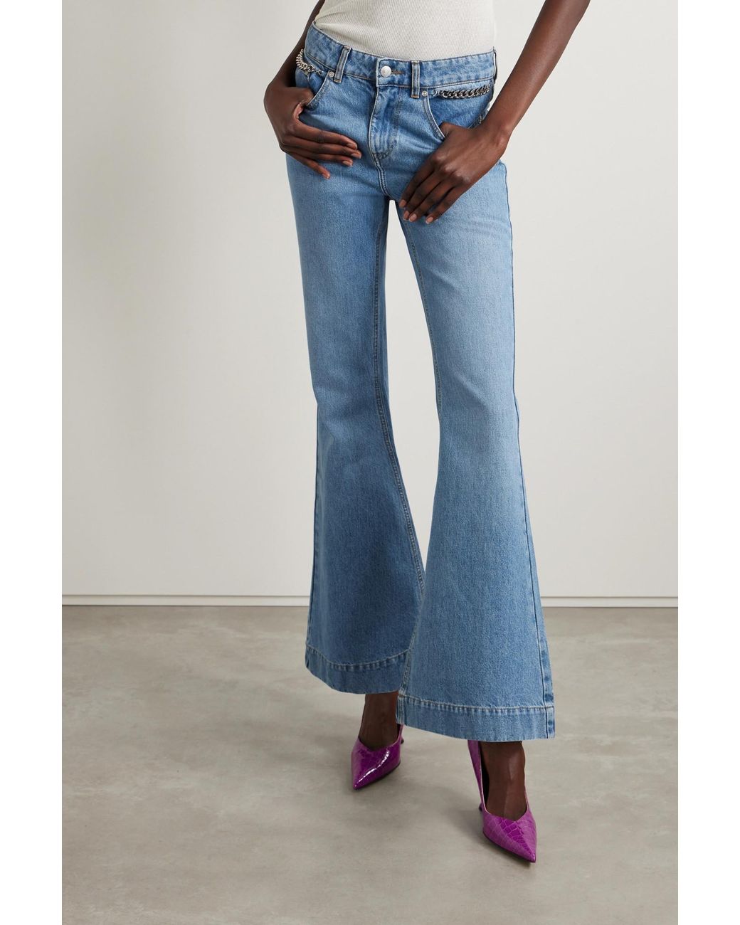 Stella McCartney Blue Flared Jeans