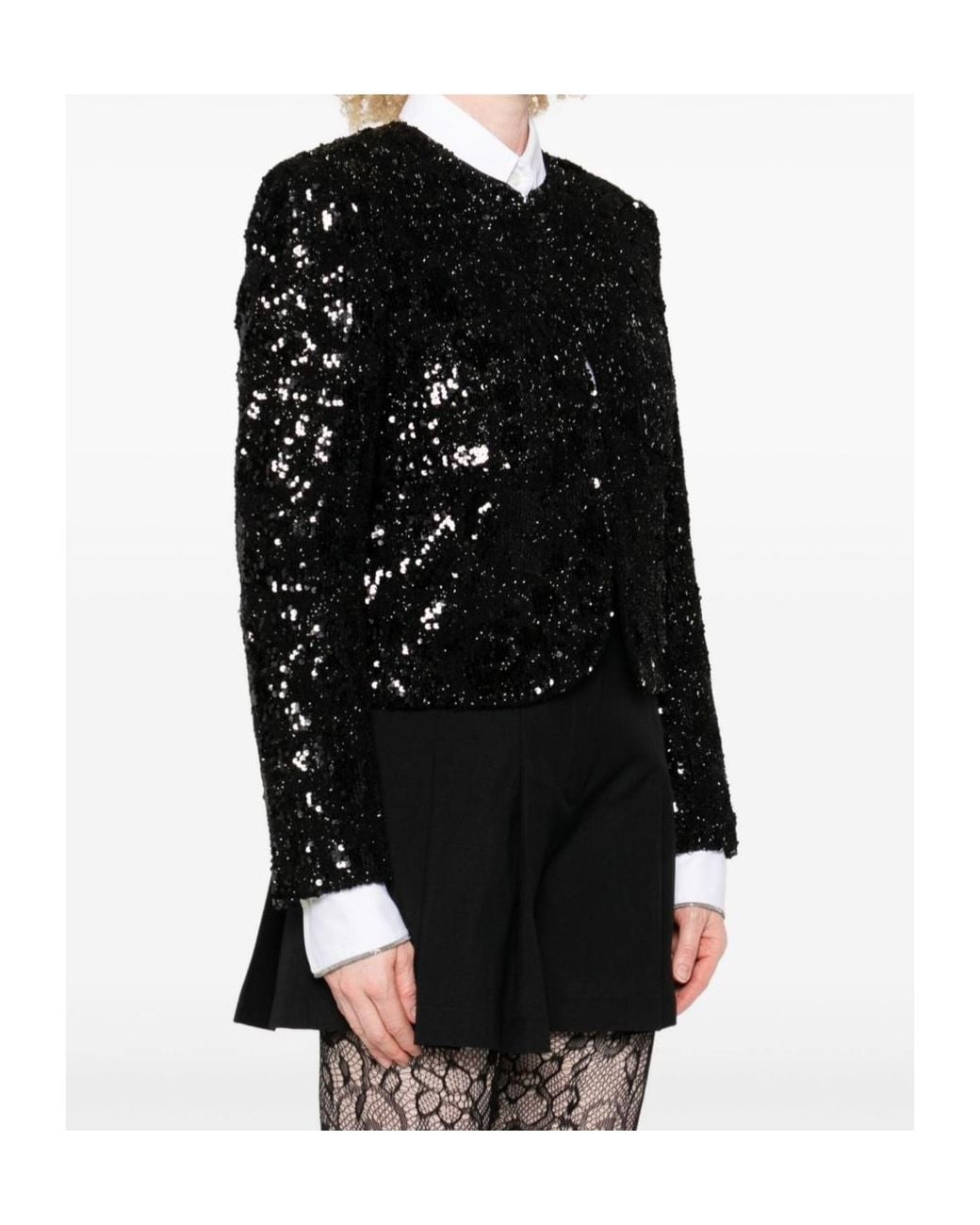 IRO Black Sequined Jacket