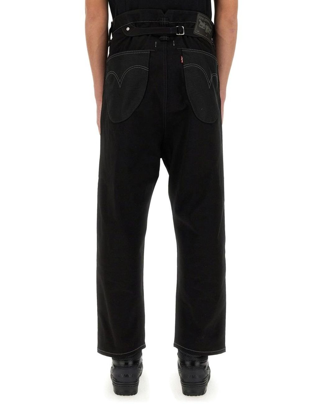 Junya Watanabe Black X Levi's Straight-Leg Trousers for men