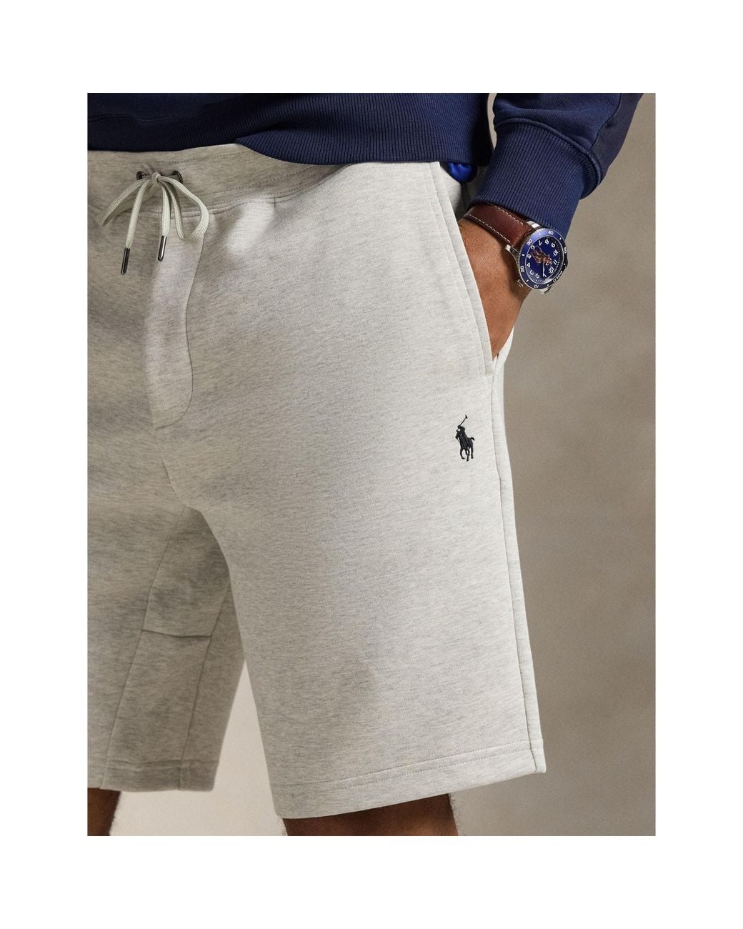 Polo Ralph Lauren Gray Simple Shorts for men