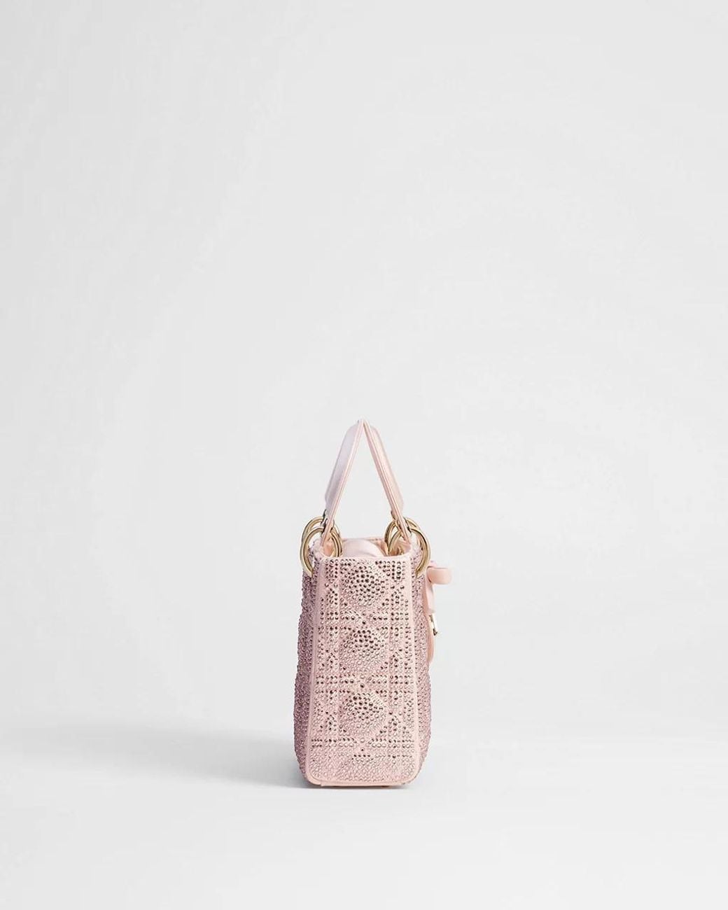 Dior Pink Mini Lady Bag With Chain