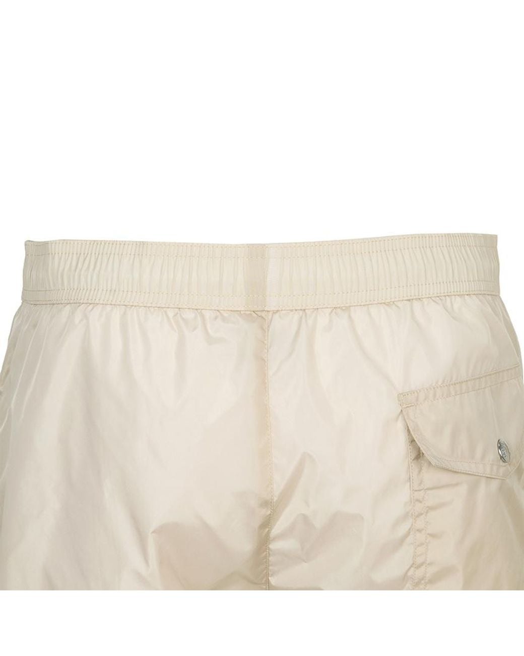 Moncler Natural Drawstring Swim Trunks for men