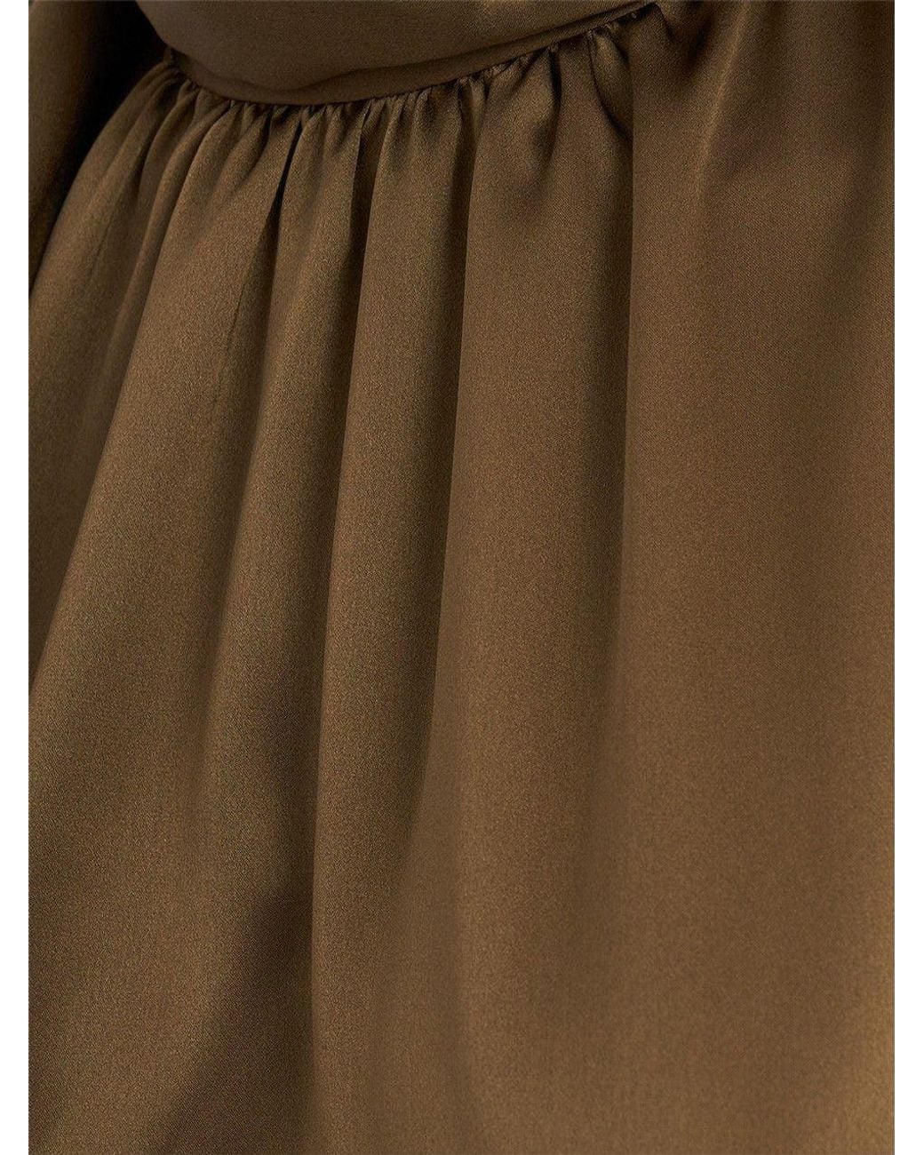 GIUSEPPE DI MORABITO Natural Scarf-Collar Dress