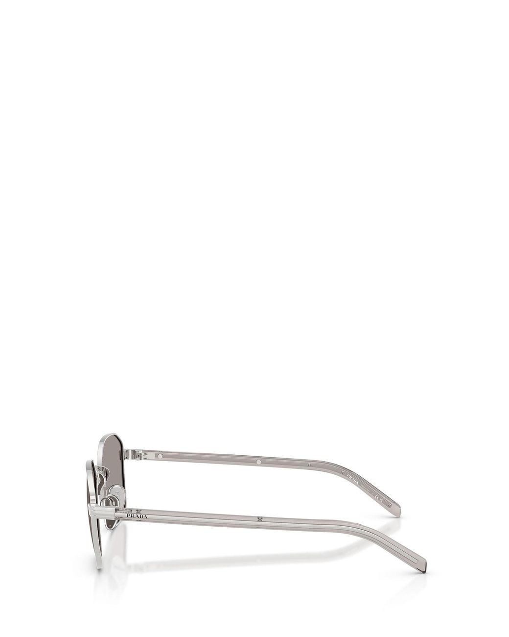 Prada Metallic Eyewear Square Frame Sunglasses for men
