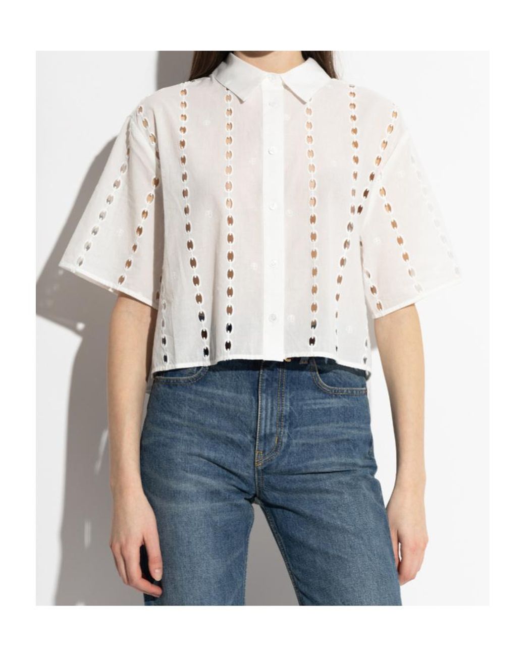 Anine Bing White Top 'Lincoln'