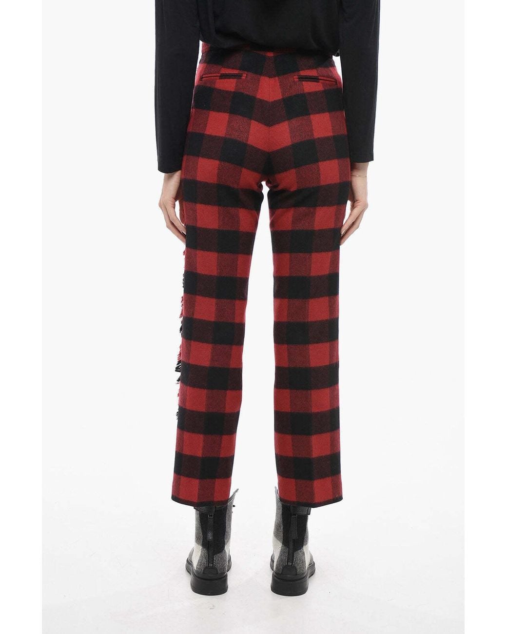 Woolrich Red Checked Pants
