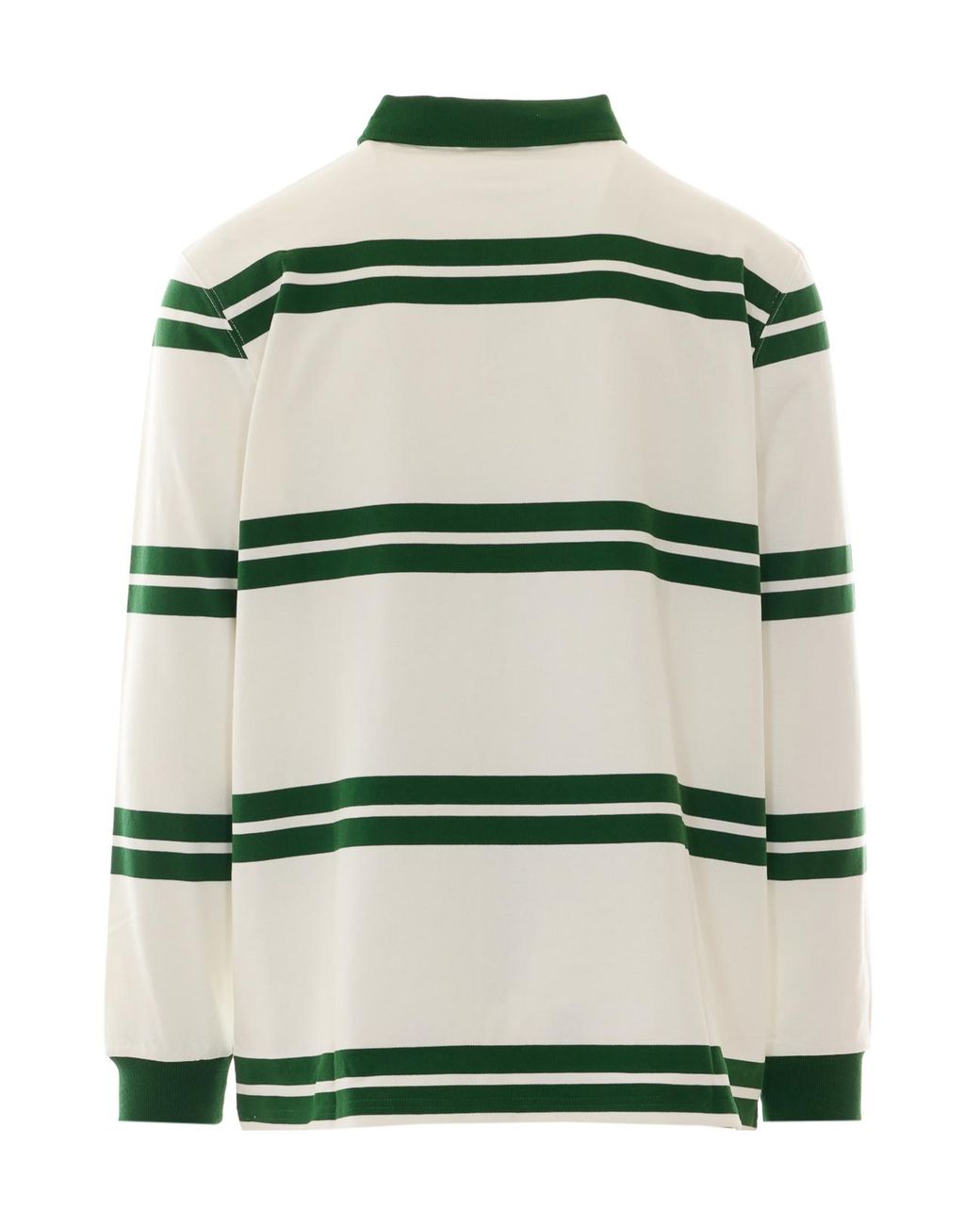 Drole de Monsieur Green Drôle De Monsieur D Mirror Striped Polo Shirt for men