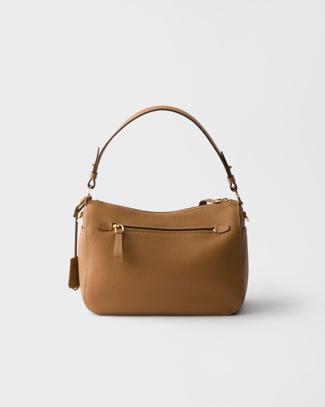 Prada Brown Medium Leather Shoulder Bag