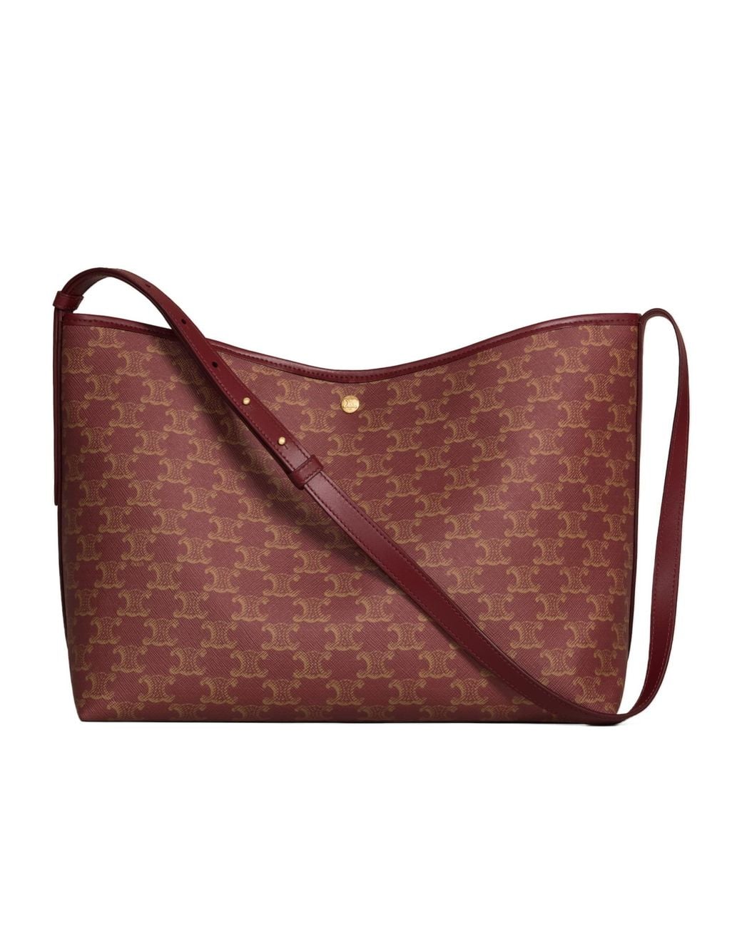 Céline Red Soft Shopper Bag