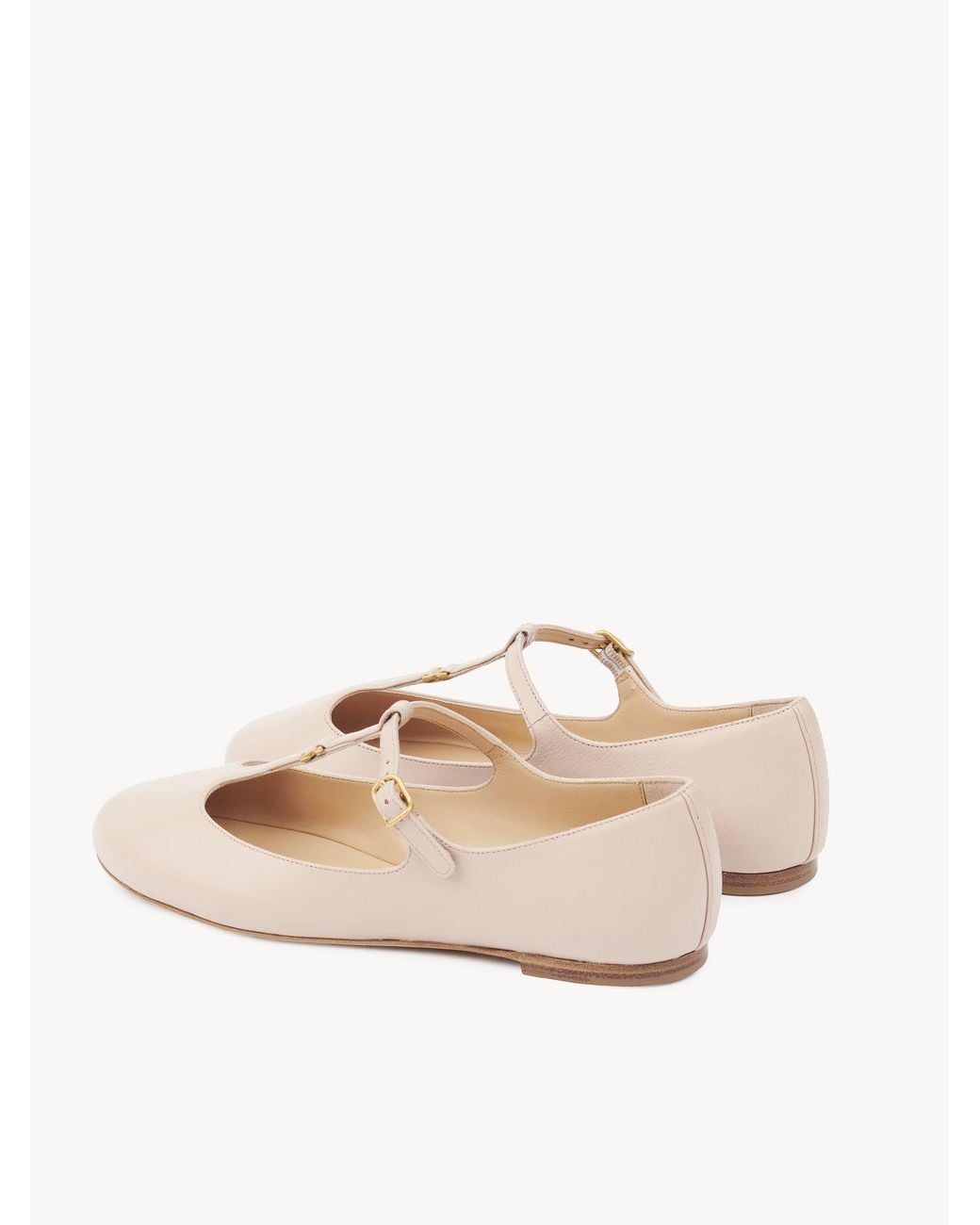 Chloé Pink Chloé Marcie Ballet Flats