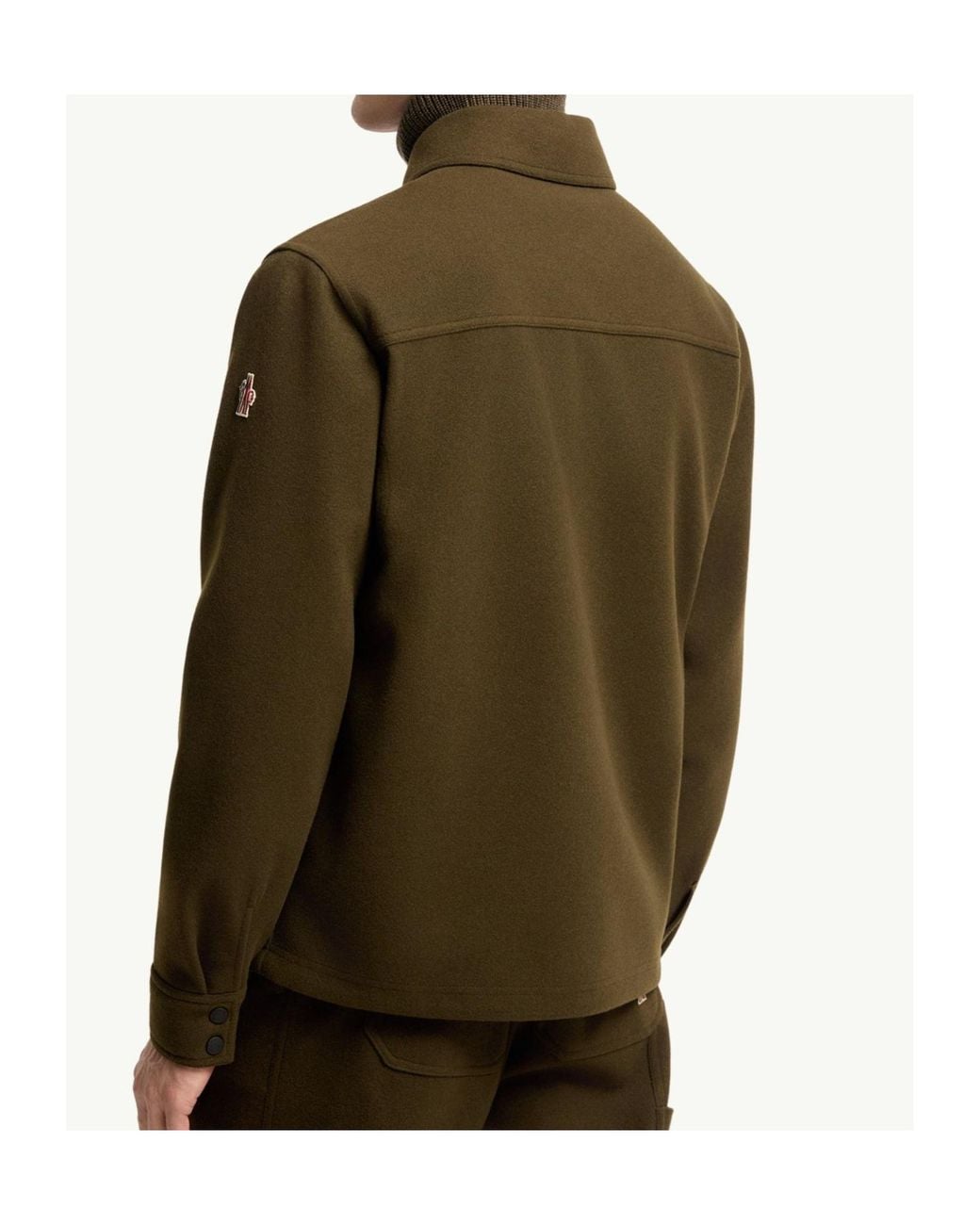Moncler Green Interlock Long Sleeve Shirt for men