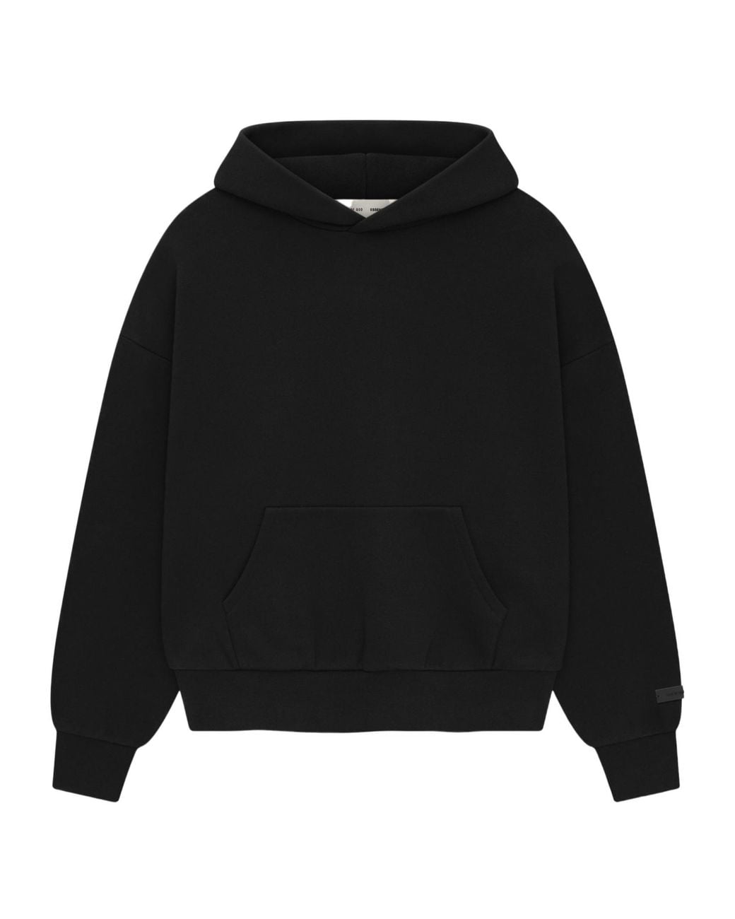 Fear Of God Black Long-Sleeved Hoodie for men