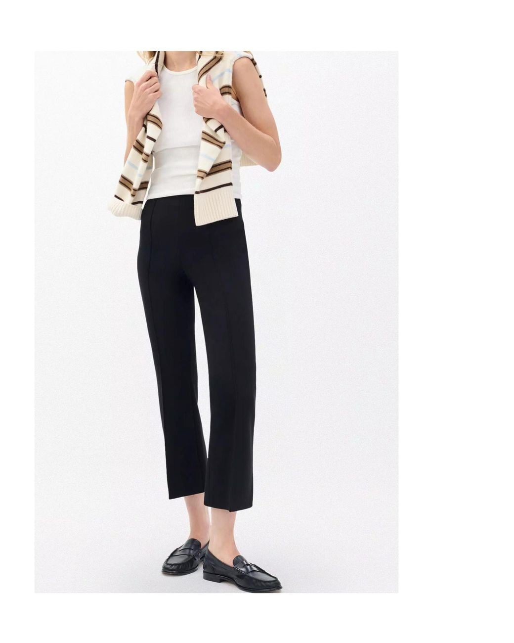 Rag & Bone Black Pleated Casual Trousers
