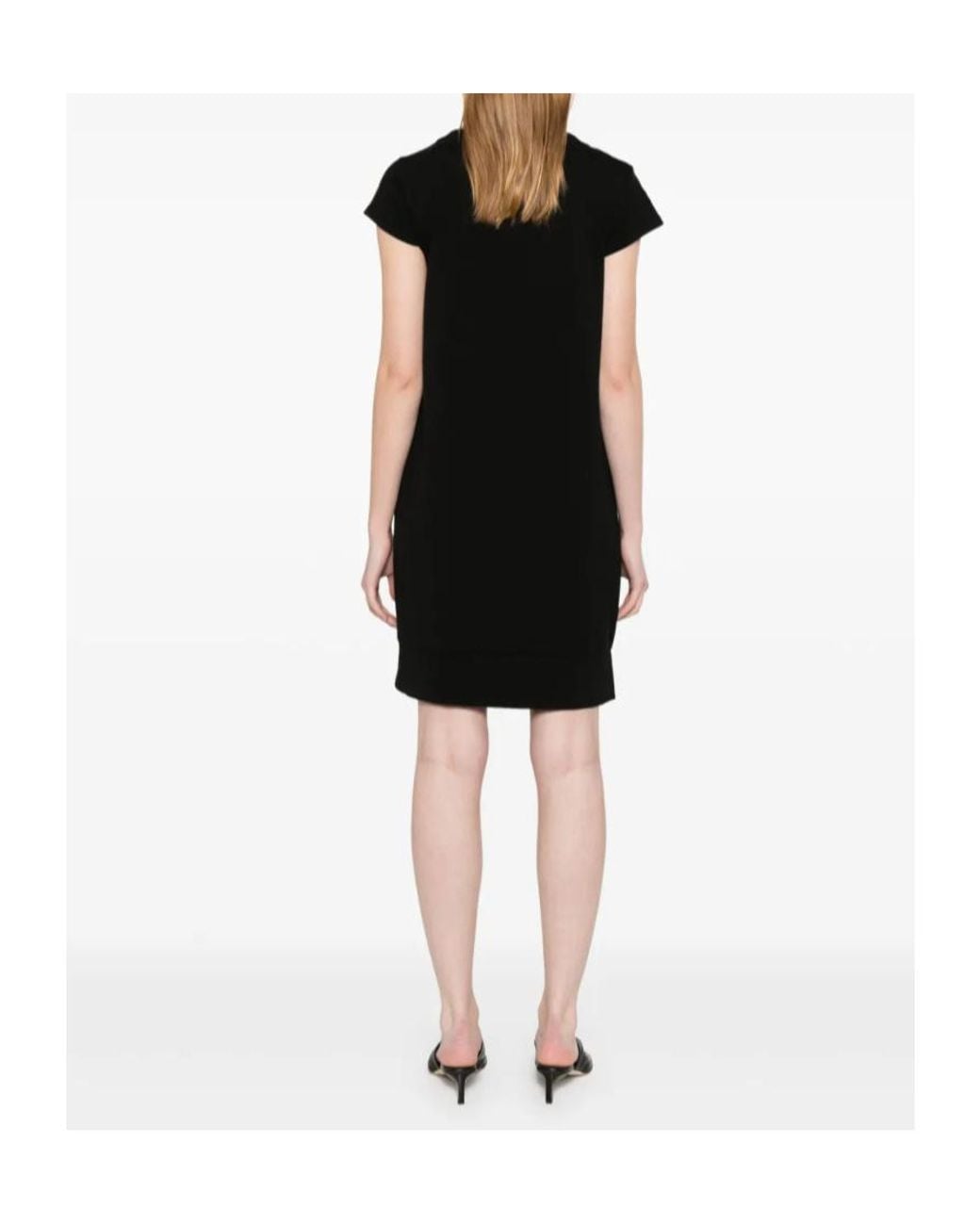 Liu Jo Black Logo-Embellished Mini Dress