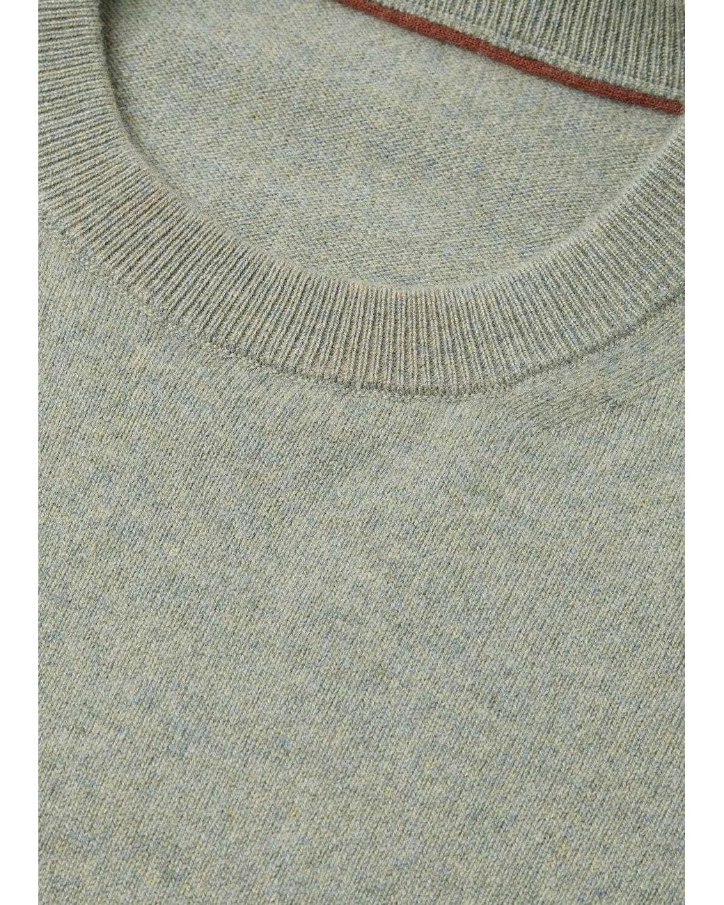 Loro Piana Gray Classic Crewneck for men