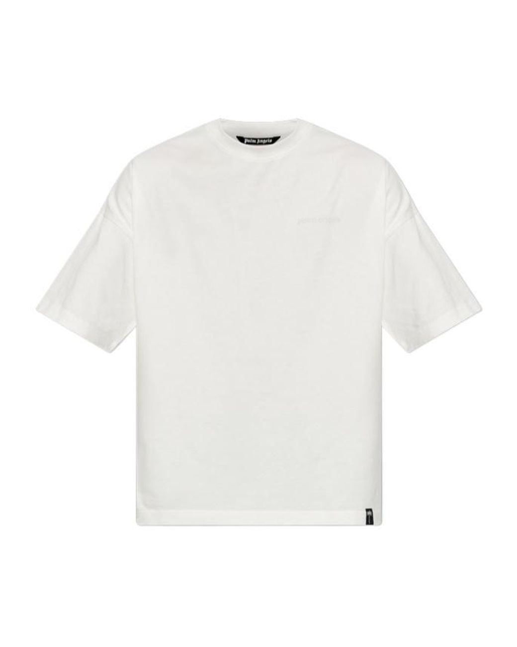 Palm Angels White Short-Sleeved T-Shirt for men