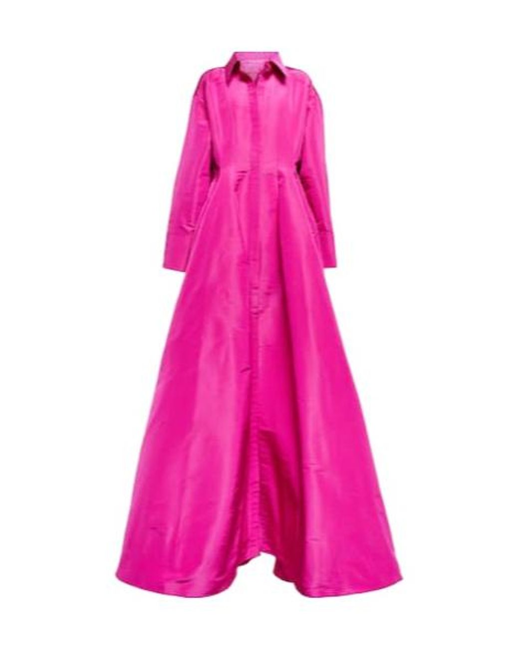 Valentino Pink Silk Faille Gown