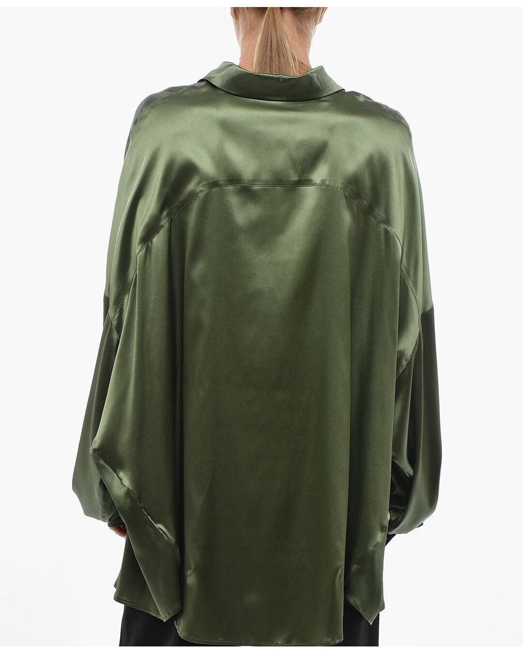 Dries Van Noten Green Oversized Shirt