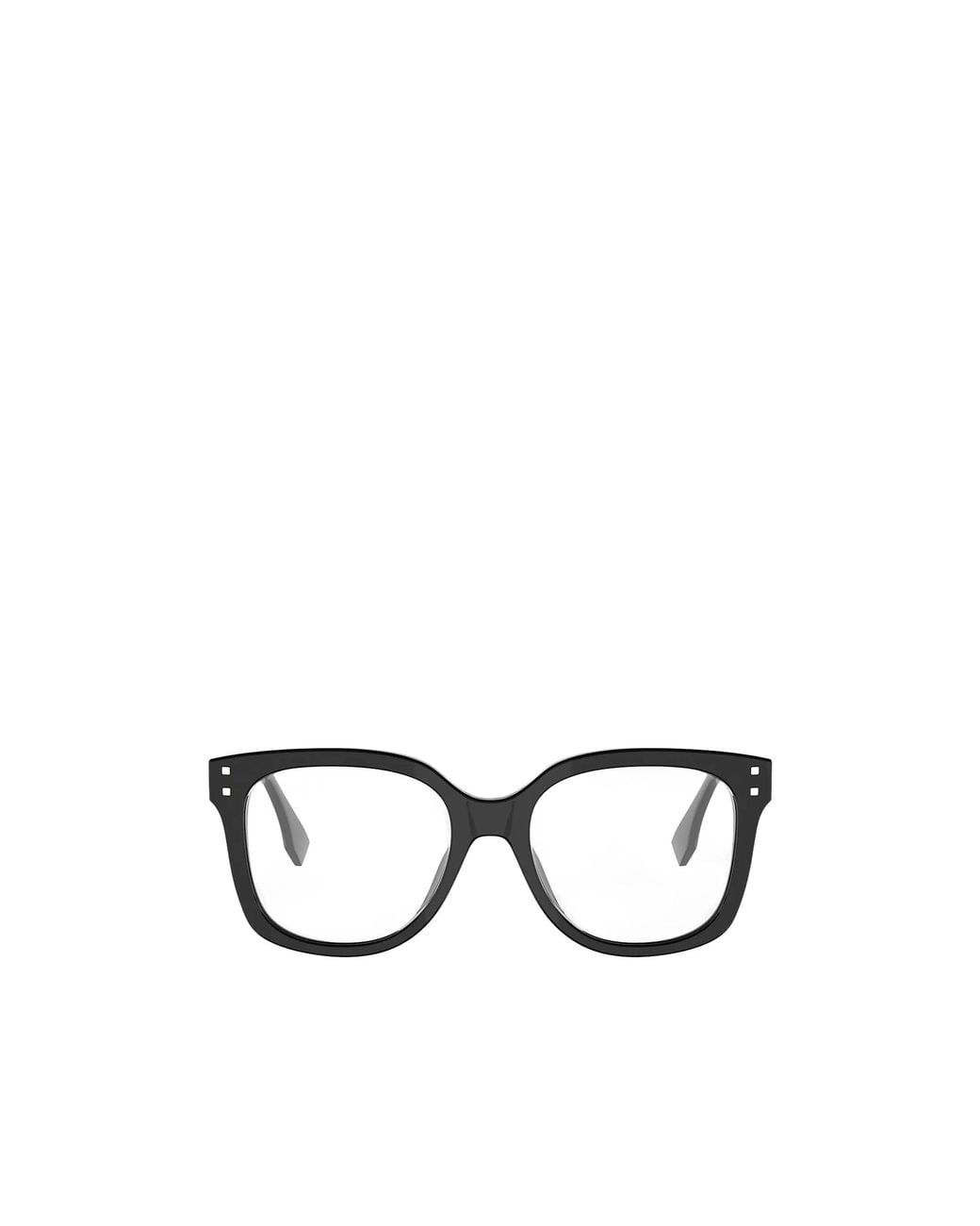 Fendi White Eyewear Square Frame Glasses