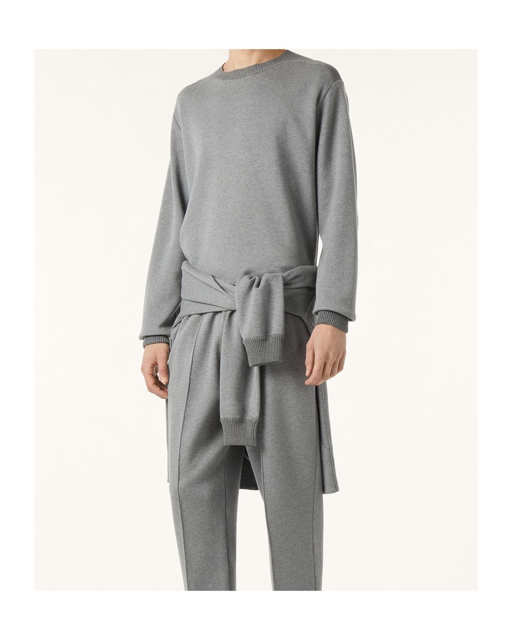 Loro Piana Gray Whitney Sweater for men