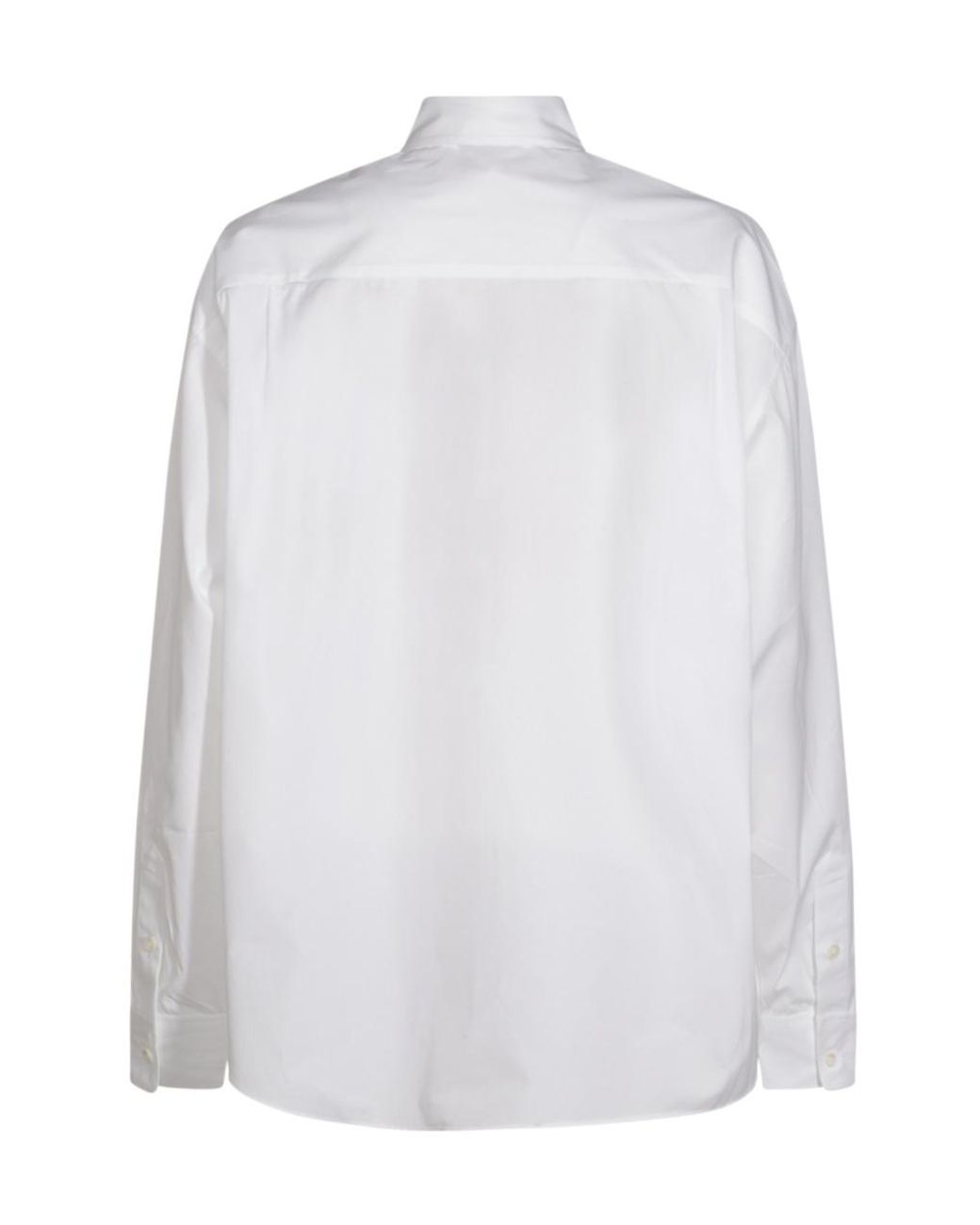 Marni White Collared Long-Sleeved Button-Up Shirt