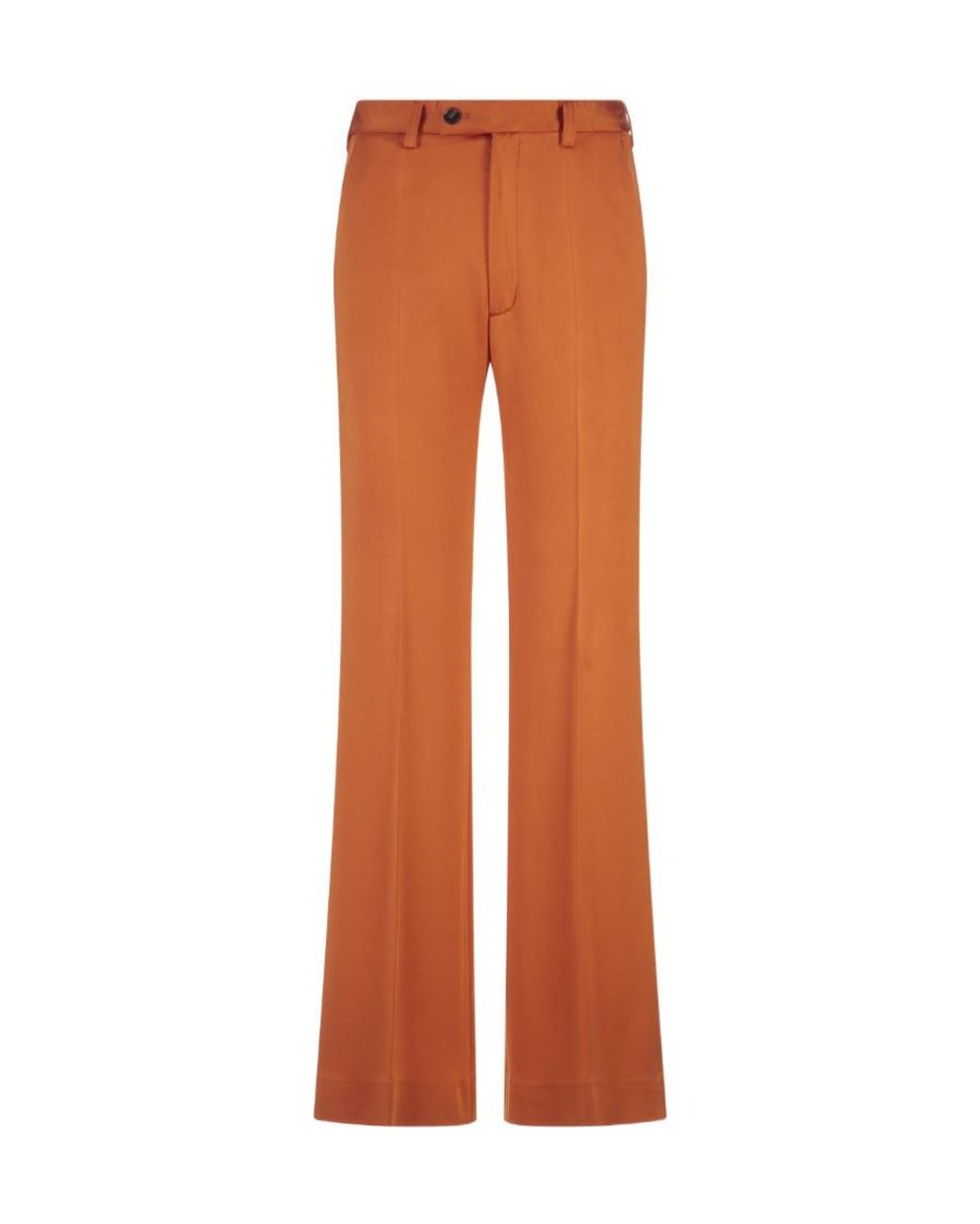 Marni Orange Straight-Leg Tailored Trousers