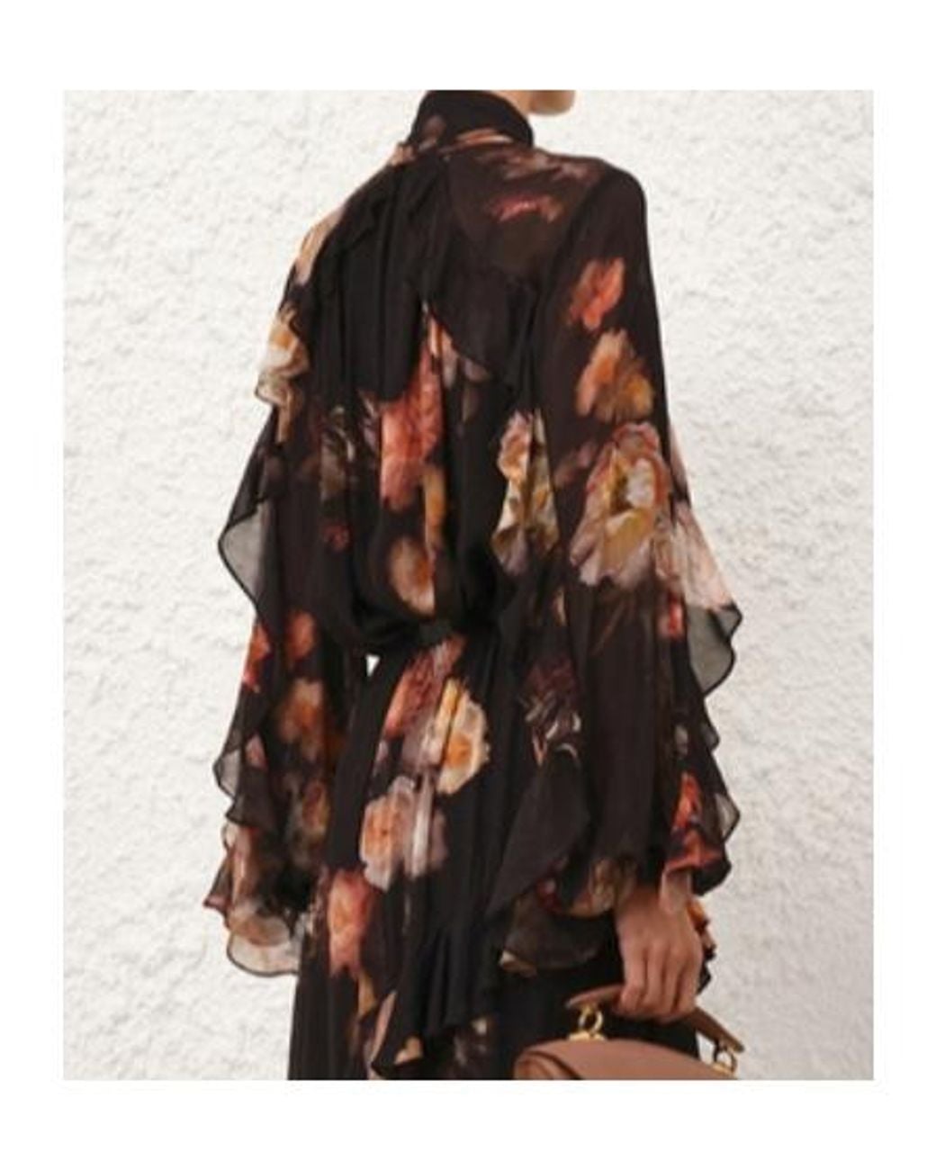 Zimmermann Black Hypnotic Flutter Blouse